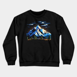 Mont Blanc Pixel Art Crewneck Sweatshirt